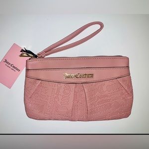 🚨FLASH SALE Juicy Couture Pleated Embossed Purse Wallet Wristlet NEW